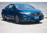 2015 Dyno Blue Pearl Honda Civic EX-L Coupe #104956376