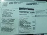 2015 Chevrolet Corvette Z06 Coupe Window Sticker