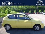 2009 Mellow Yellow Hyundai Accent GS 3 Door #104961152