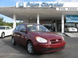 2007 Wine Red Hyundai Accent GS Coupe #1041428