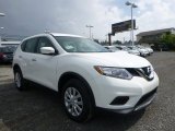 2015 Pearl White Nissan Rogue S AWD #105051782
