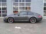 2008 Porsche 911 Carrera 4S Coupe 2008 Porsche 911 Carrera 4S Coupe, Slate Grey Metallic / Black w/Stone Grey, Profile