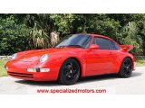 Guards Red Porsche 911 in 1996
