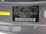 2014 Genesis Coupe Color Code for Empire State Gray - Color Code: U6G