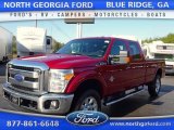 Ruby Red Ford F350 Super Duty in 2015