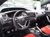 2014 Honda Civic Si Coupe Black/Red Interior