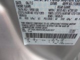 2016 F350 Super Duty Color Code for Ingot Silver Metallic - Color Code: UX