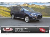 2012 Cosmic Blue Metallic Mitsubishi Outlander SE AWD #105175611