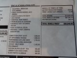 2015 Chevrolet Corvette Stingray Coupe Window Sticker