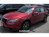 2011 Deep Cherry Red Crystal Pearl Chrysler 200 S #105213187