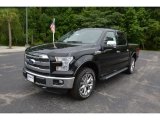 2015 Tuxedo Black Metallic Ford F150 Lariat SuperCrew 4x4 #105213154