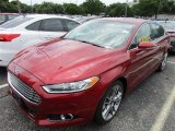 Ruby Red Metallic Ford Fusion in 2016