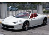 2014 Bianco Avus (White) Ferrari 458 Spider #105251084