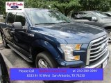 2015 Blue Jeans Metallic Ford F150 XLT SuperCrew #105250805