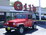 2002 Flame Red Jeep Wrangler X 4x4 #10499892