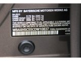2012 5 Series Color Code for Mojave Brown Metallic - Color Code: A17