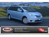 2015 Sky Blue Pearl Toyota Sienna LE AWD #105282514