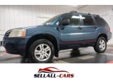 2004 Torched Steel Blue Pearl Mitsubishi Endeavor LS AWD #105316403