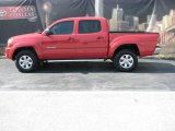2005 Impulse Red Pearl Toyota Tacoma PreRunner Double Cab #10496322