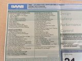 2001 Saab 9-3 SE Convertible Window Sticker
