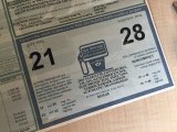 2001 Saab 9-3 SE Convertible Window Sticker