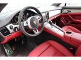 2015 Porsche Panamera Turbo Black/Carrera Red Interior
