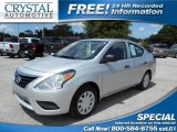 2015 Brilliant Silver Nissan Versa 1.6 S Sedan #105390602