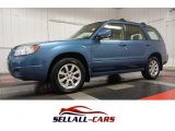 2008 Newport Blue Pearl Subaru Forester 2.5 X #105390175