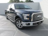 2015 Blue Jeans Metallic Ford F150 XLT SuperCrew #105390482