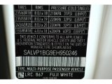 2014 Range Rover Evoque Color Code for Fuji White - Color Code: 867