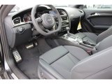 2015 Audi RS 5 Coupe quattro Black/Rock Gray Piping Interior