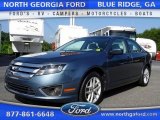 2011 Steel Blue Metallic Ford Fusion SEL V6 #105489036
