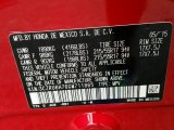 2016 HR-V Color Code for Milano Red - Color Code: R81