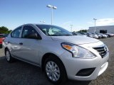 2015 Brilliant Silver Nissan Versa 1.6 S Sedan #105536242