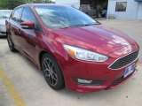 2015 Ruby Red Metallic Ford Focus SE Sedan #105535794