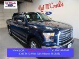 2015 Blue Jeans Metallic Ford F150 XLT SuperCrew #105535785