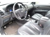 2007 Hyundai Santa Fe Limited 4WD Black Interior