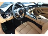 2016 Porsche Panamera 4 Edition Black/Luxor Beige Interior