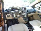 2014 Ford Transit Connect Titanium Wagon Medium Stone Interior