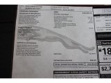 2016 Jaguar F-TYPE R Convertible Window Sticker