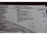 2016 Jaguar F-TYPE R Convertible Window Sticker