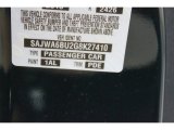 2016 F-TYPE Color Code for British Racing Green Metallic - Color Code: 1AL