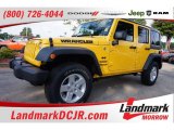2015 Baja Yellow Jeep Wrangler Unlimited Sport 4x4 #105638698
