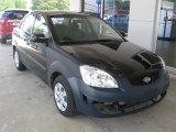 Midnight Black Kia Rio in 2009