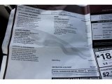 2016 Jaguar F-TYPE R Coupe Window Sticker