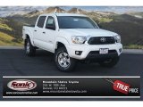 2015 Super White Toyota Tacoma V6 Double Cab 4x4 #105677238