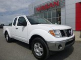 Avalanche White Nissan Frontier in 2005