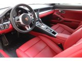 2015 Porsche 911 Carrera 4S Coupe Black/Garnet Red Interior