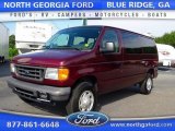 2007 Dark Toreador Red Metallic Ford E Series Van E350 Super Duty Commercial #105716332