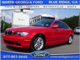 2004 Electric Red BMW 3 Series 325i Coupe #105716330